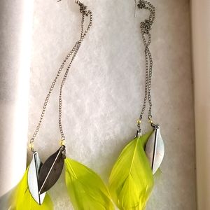 3/$15 ☆☆☆ Long Feather Earrings